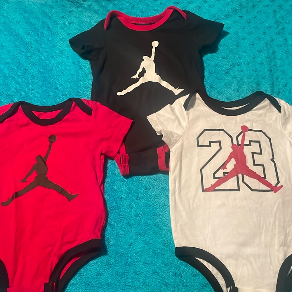 3 Jordan onesies